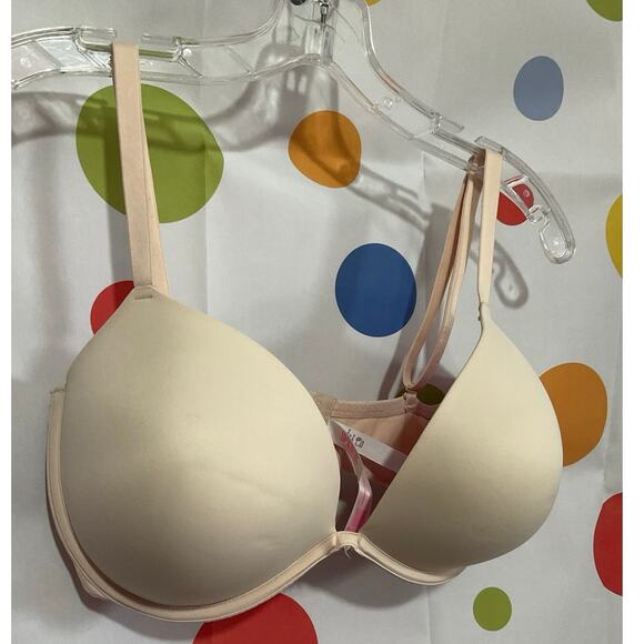 VS Pink Bra Beige 38DD Underwire - Picture 11 of 12